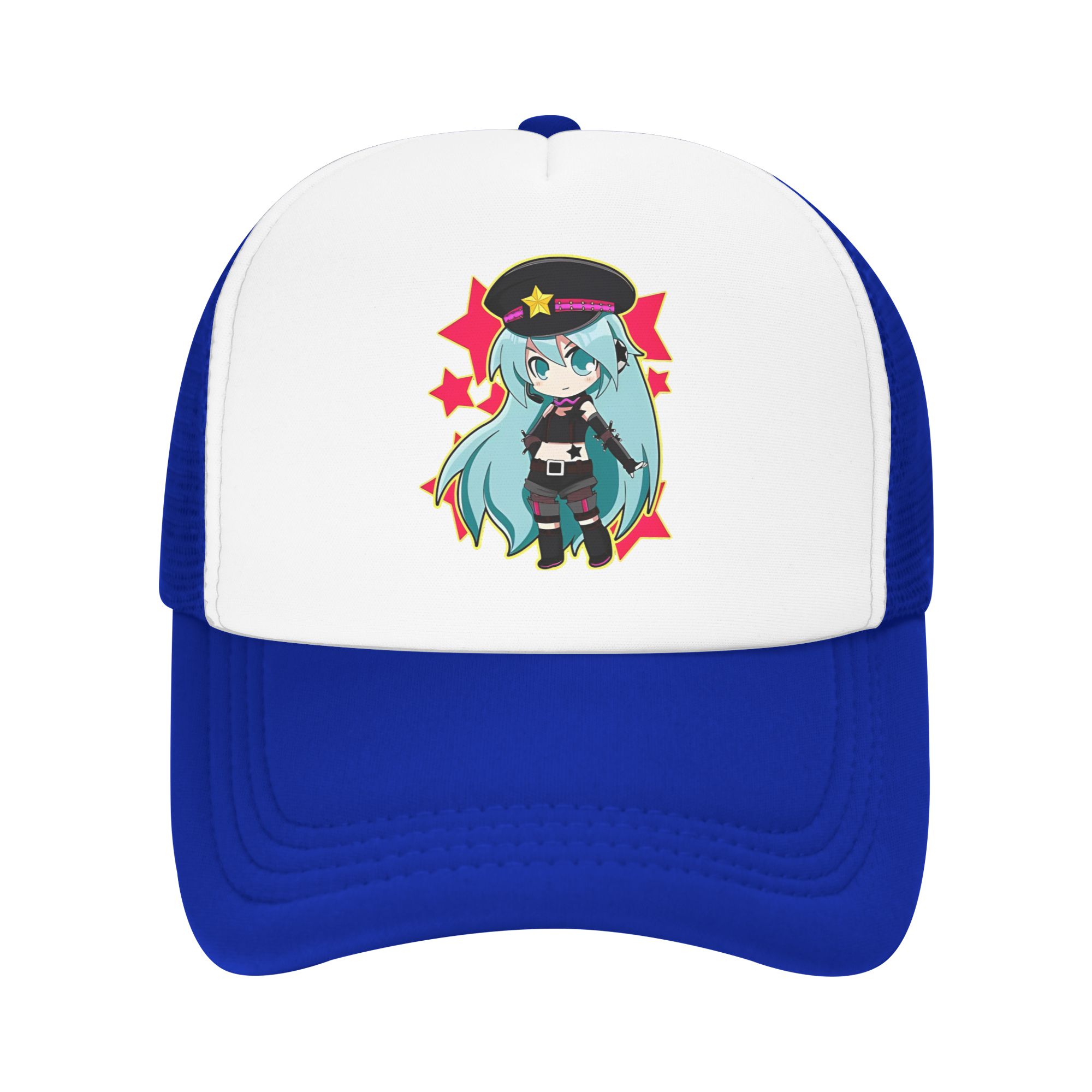 Trucker Cap Mesh - Hatsune Miku Schaumstoff-Mesh-Trucker-Mütze für Damen und