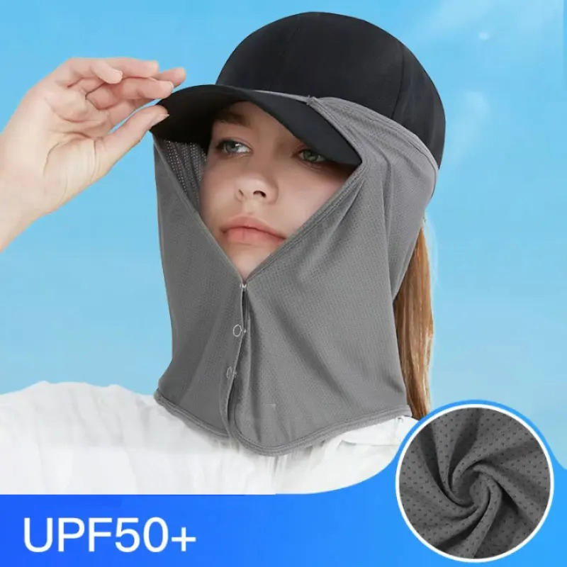 Visor Sun Hat - Schnell trocknende Angelkappe, Gesicht, Hals, Sonnenschutz,