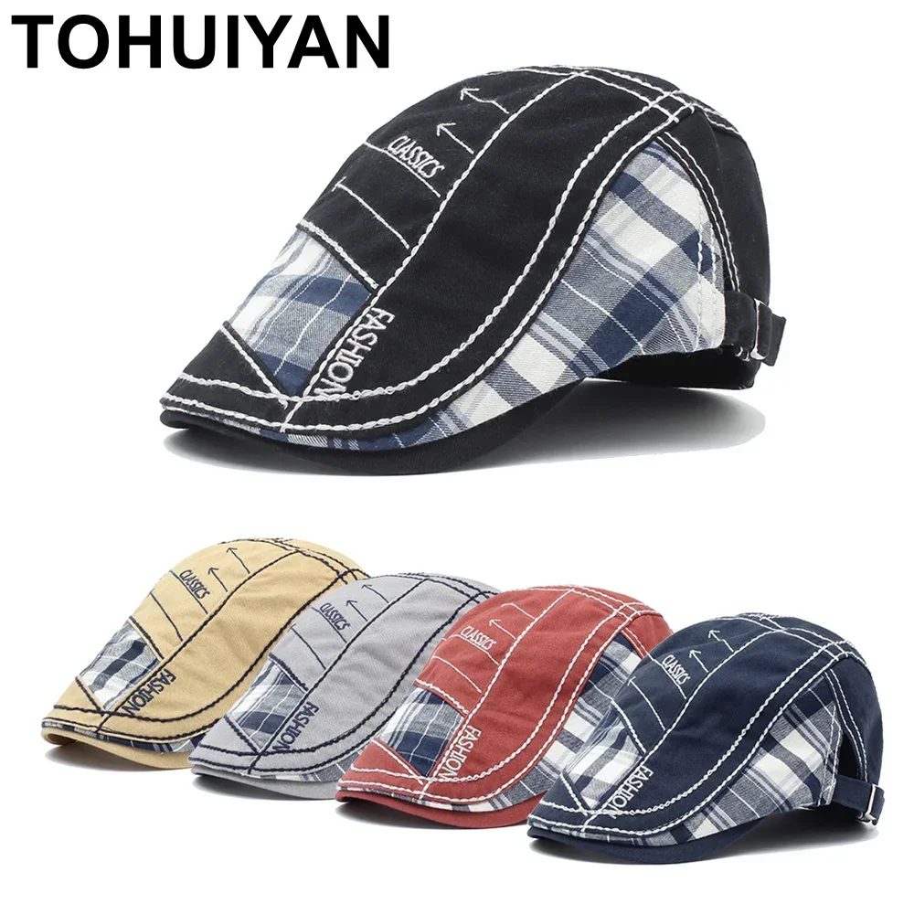 Newsboy Cap Ivy - 2026 Marken-Baumwoll-Newsboy-Cap für Herren, modische Flat
