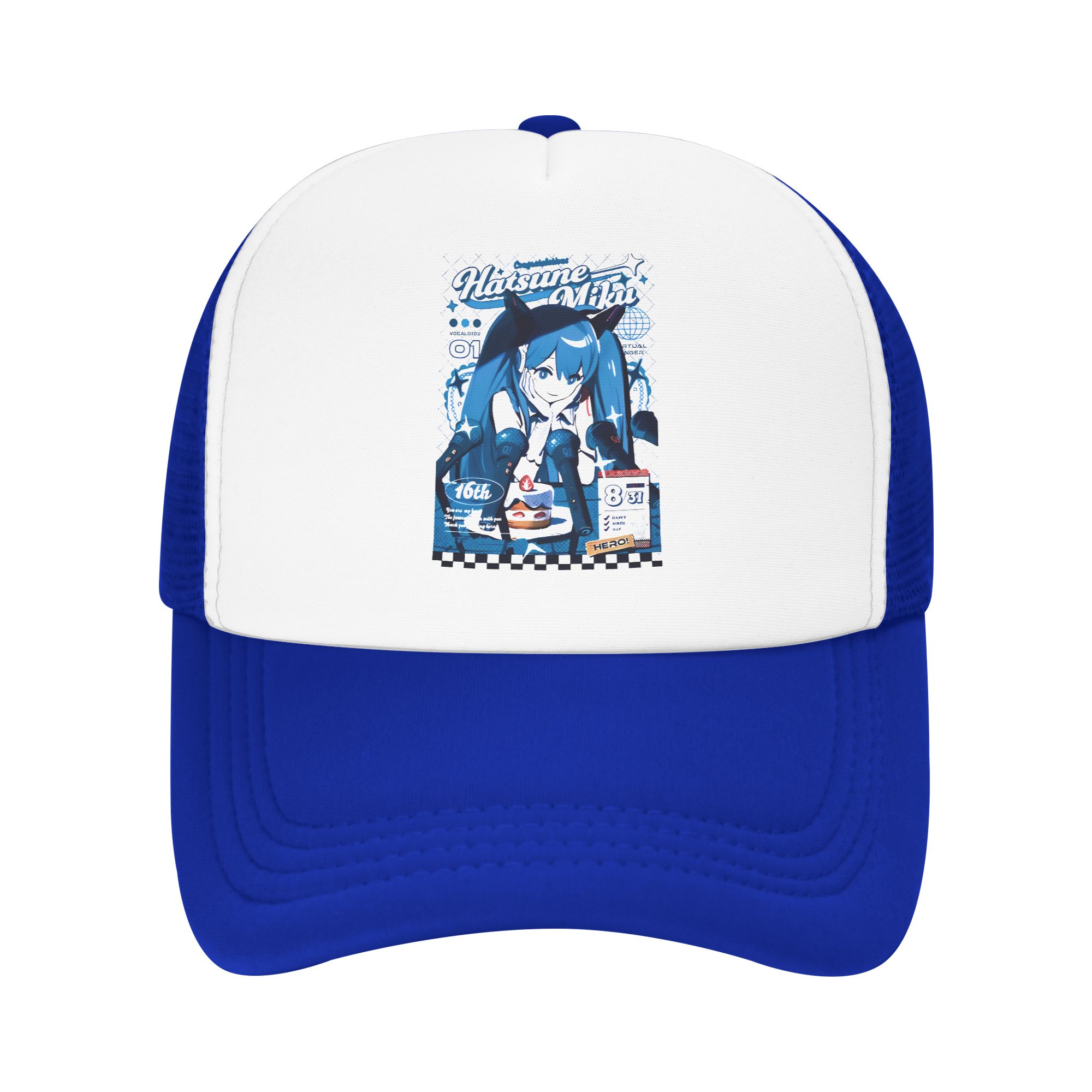 Trucker Cap Mesh - Hatsune Miku Magazines Schaumstoff-Trucker-Mütze für Herren