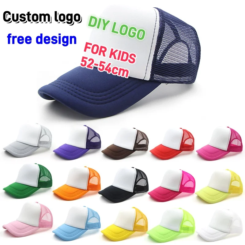 Trucker Cap Mesh - Kinder verstellbare Mesh Trucker Hut individuelles