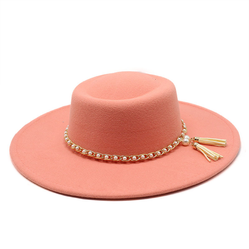 Fedora Hat Wool - Modischer und eleganter flacher Hut im