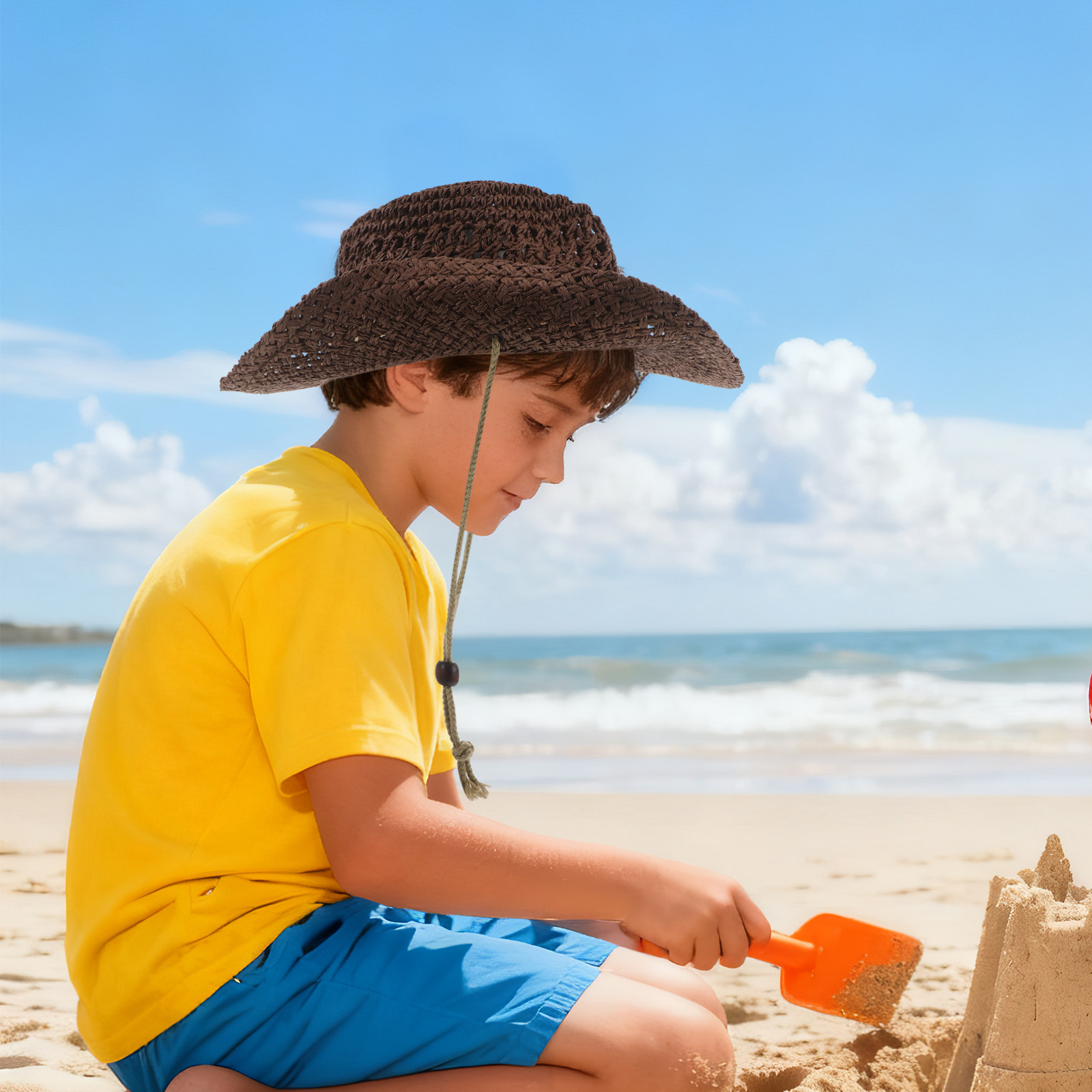 Kinder-Stroh-Cowboyhut im West – Cowboy Hat Straw Bewertung und Preis