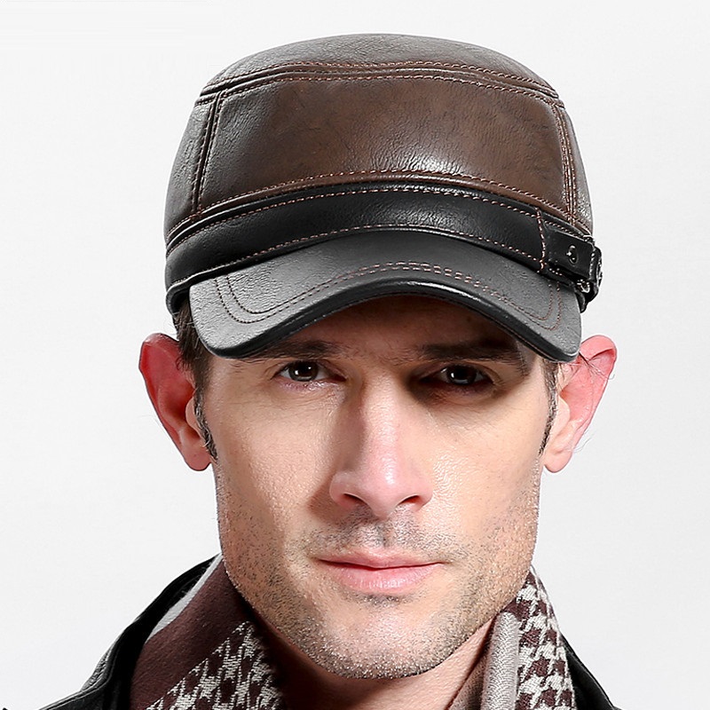 Rindsleder Echtes Leder Baseba – Baseball Cap Structured Bewertung und Preis