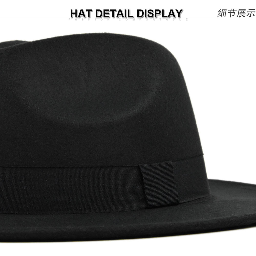 Neuer Vintage-Fedora-Hut für H – Fedora Hat Wool Bewertung und Preis