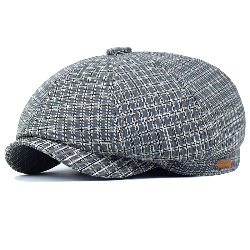 Frühling Sommer Plaid Newsboy  – Dad Hat Cotton Bewertung und Preis