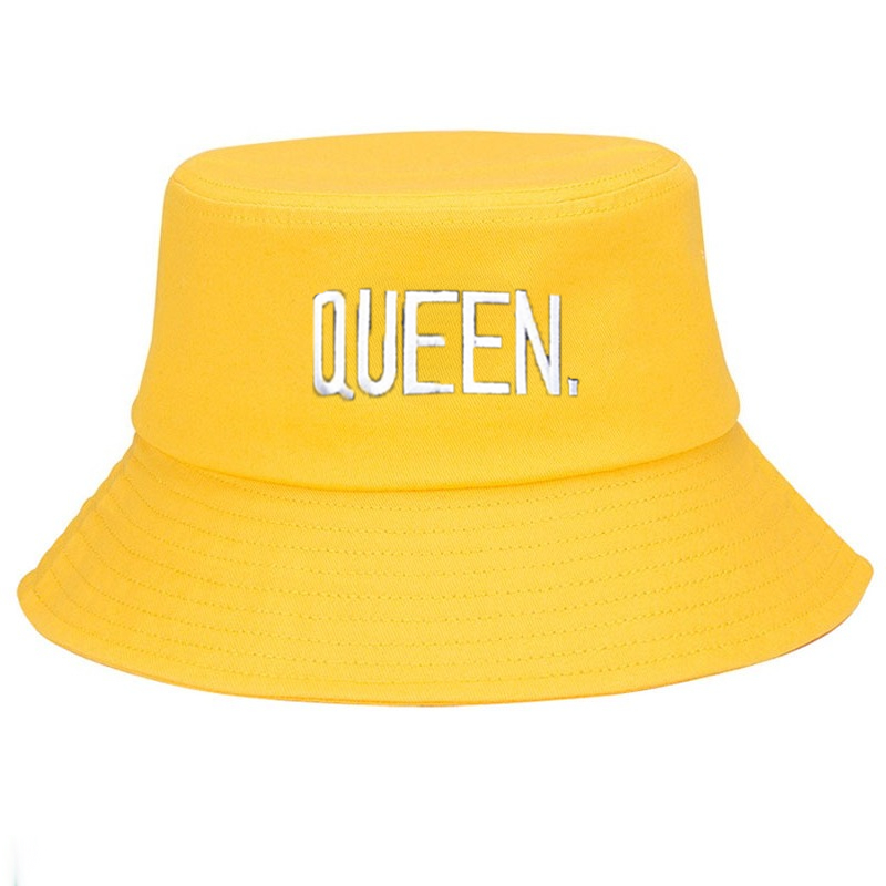 Anpassen Königin Gestickte Eim – Bucket Hat Cotton Bewertung und Preis
