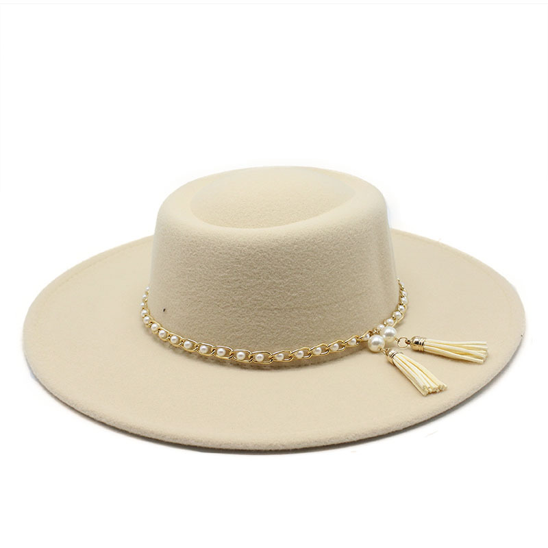 Modischer und eleganter flache – Fedora Hat Wool Bewertung und Preis